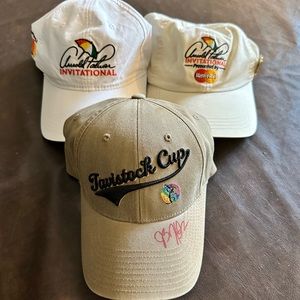 Lot of 3 Golf Caps Arnold Palmer